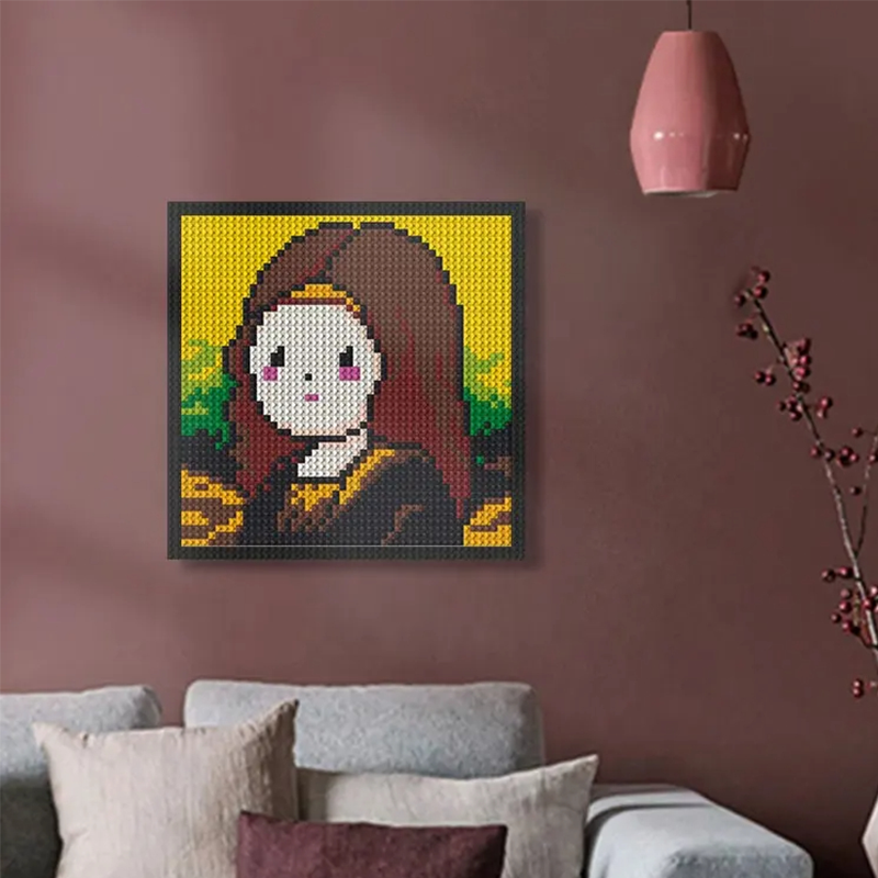 Pixel Art - The Chibi Mona Lisa - My Freepixel