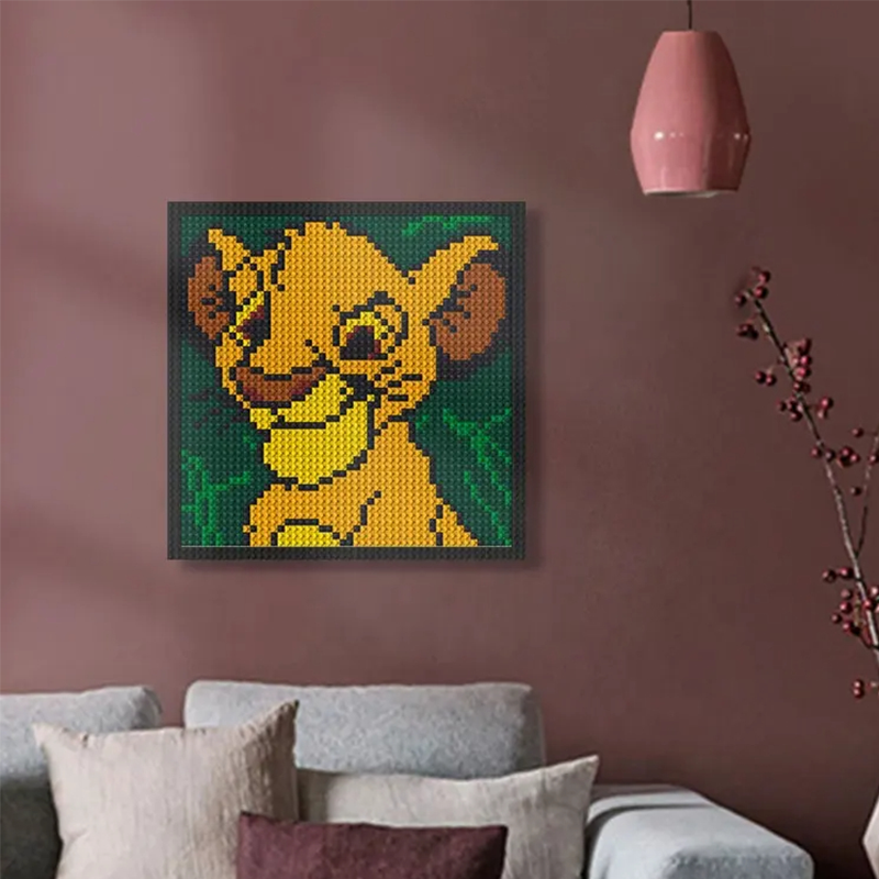 Pixel Art - Disney Lion King Simba - My Freepixel