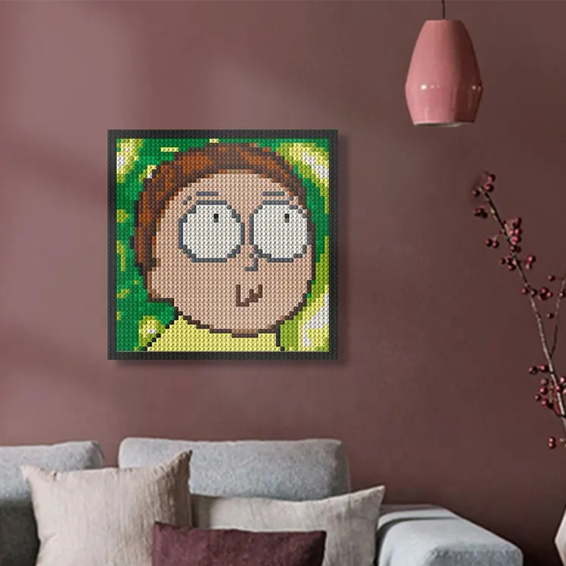 Pixel Art - Rick and Morty (Morty) - My Freepixel