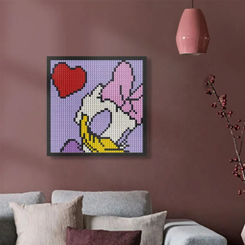 Pixel Art - Disney Daisy Duck - My Freepixel