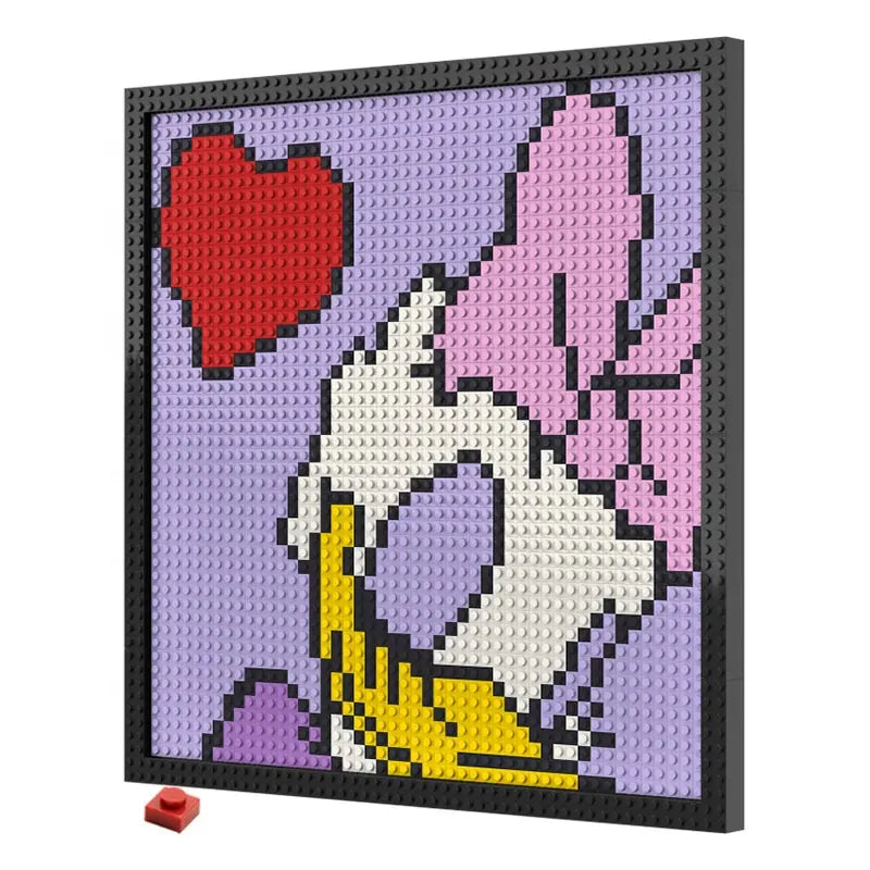 Pixel Art - Disney Daisy Duck - My Freepixel