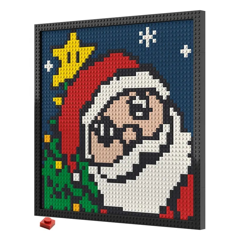 Pixel Art - Santa Claus - My Freepixel