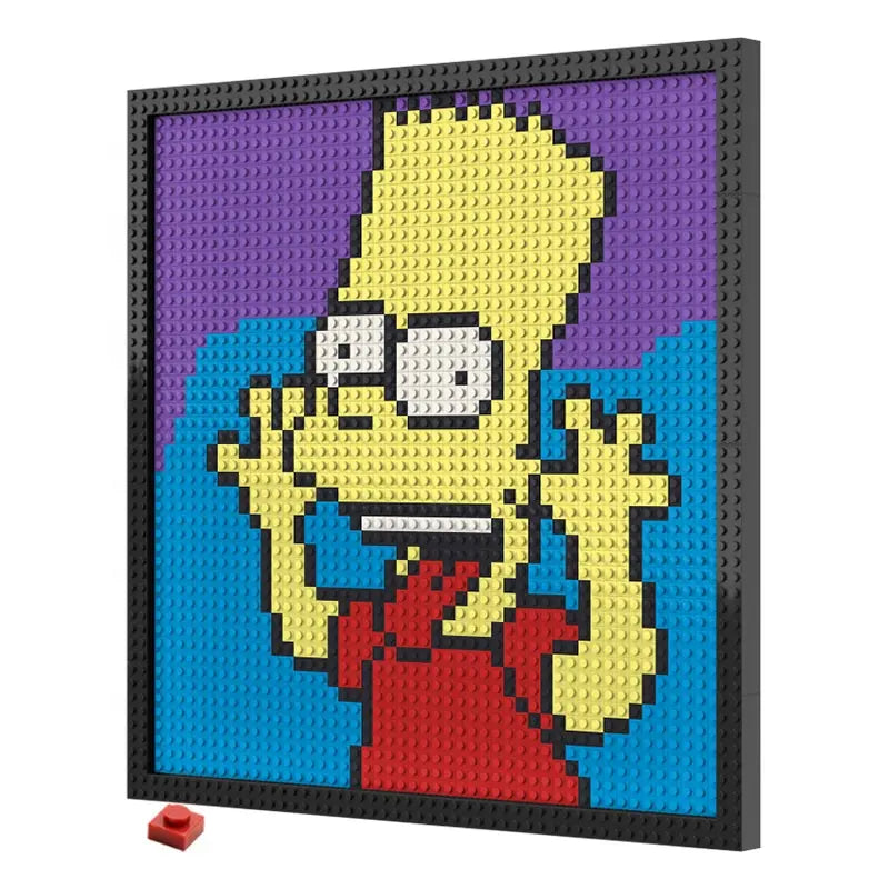 Pixel Art - The Simpsons Bart - My Freepixel