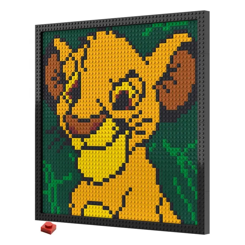 Pixel Art - Disney Lion King Simba - My Freepixel