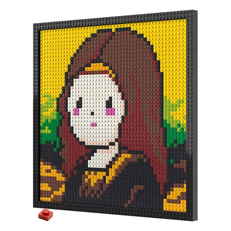 Pixel Art - The Chibi Mona Lisa - My Freepixel