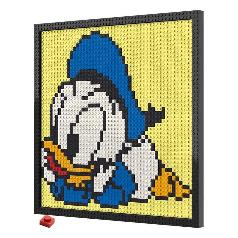 Pixel Art - The Chibi Donald Duck - My Freepixel