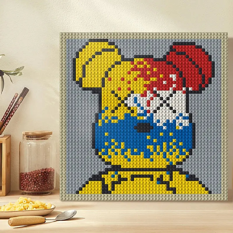 Pixel Art - The Bearbrick - My Freepixel