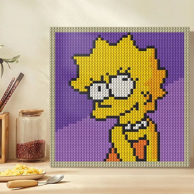 Pixel Art - The Simpsons Lisa - My Freepixel