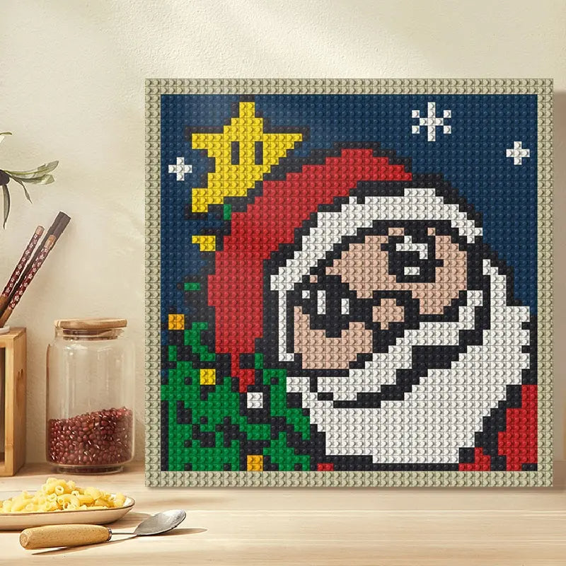 Pixel Art - Santa Claus - My Freepixel