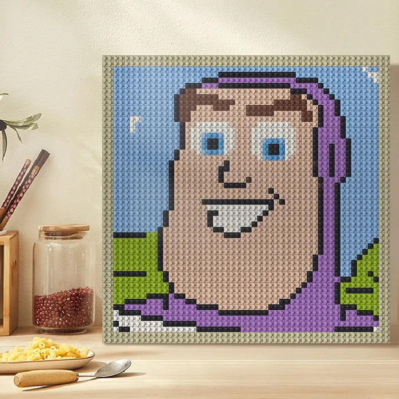 Pixel Art - Buzz Lightyear - My Freepixel