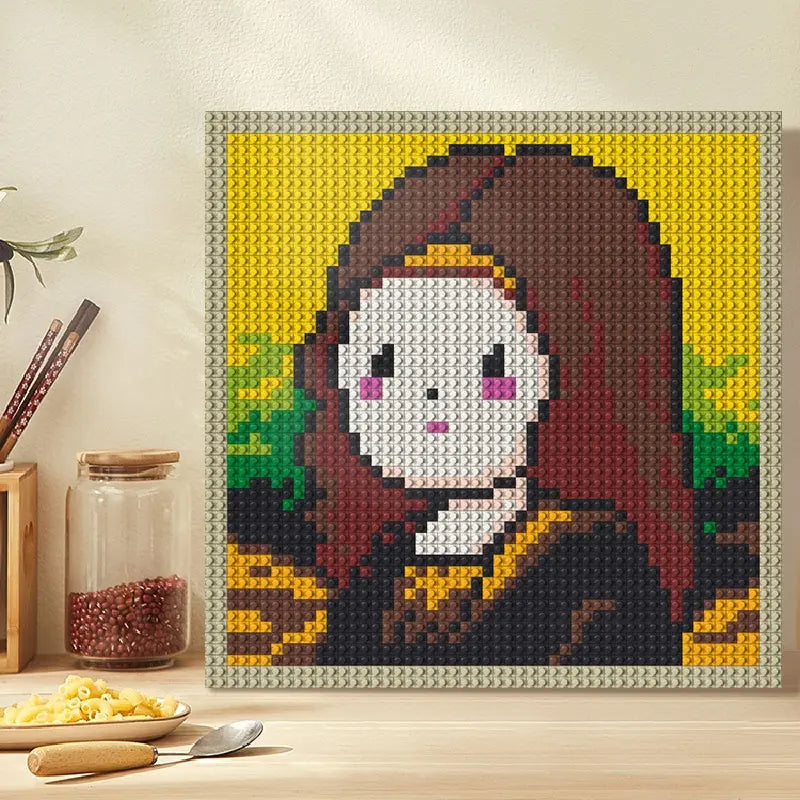 Pixel Art - The Chibi Mona Lisa - My Freepixel