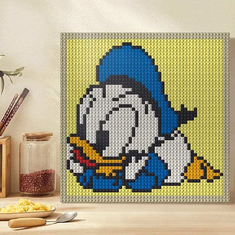 Pixel Art - The Chibi Donald Duck - My Freepixel