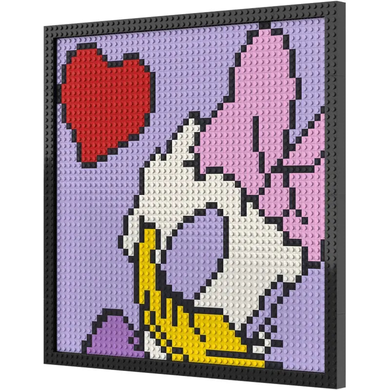 Pixel Art - Disney Daisy Duck - My Freepixel