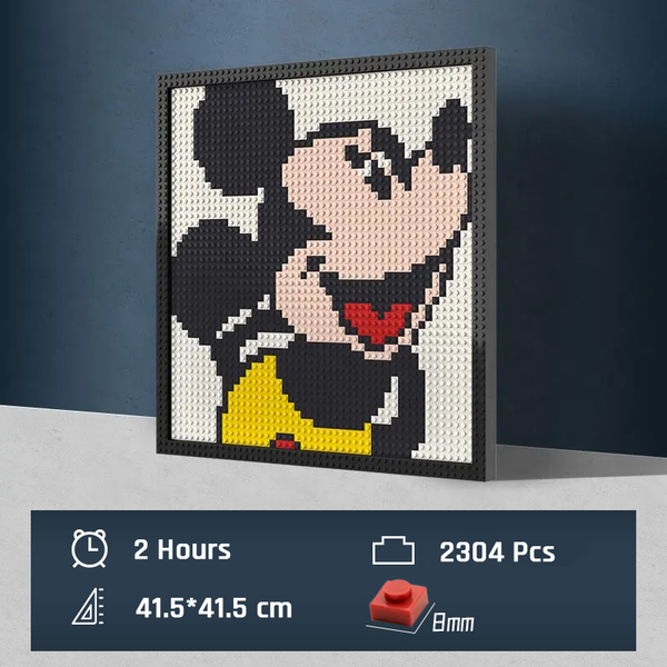 Pixel Art - Disney Mickey Mouse - My Freepixel