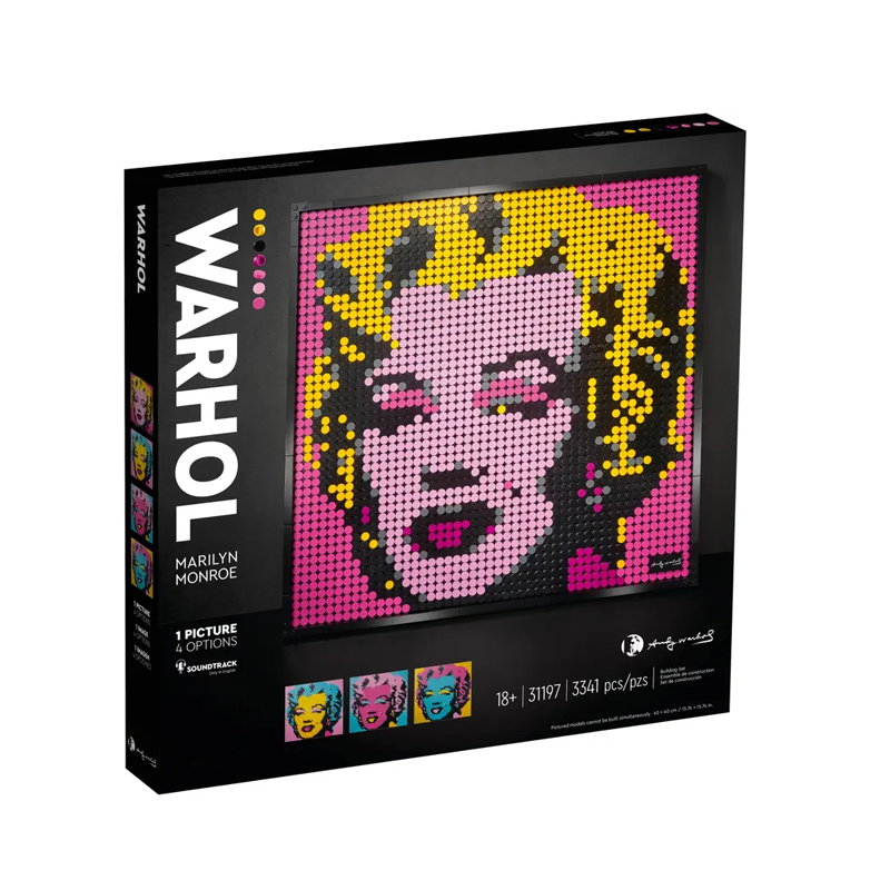 Pixel Art - Andy Warhol's Marilyn Monroe - My Freepixel