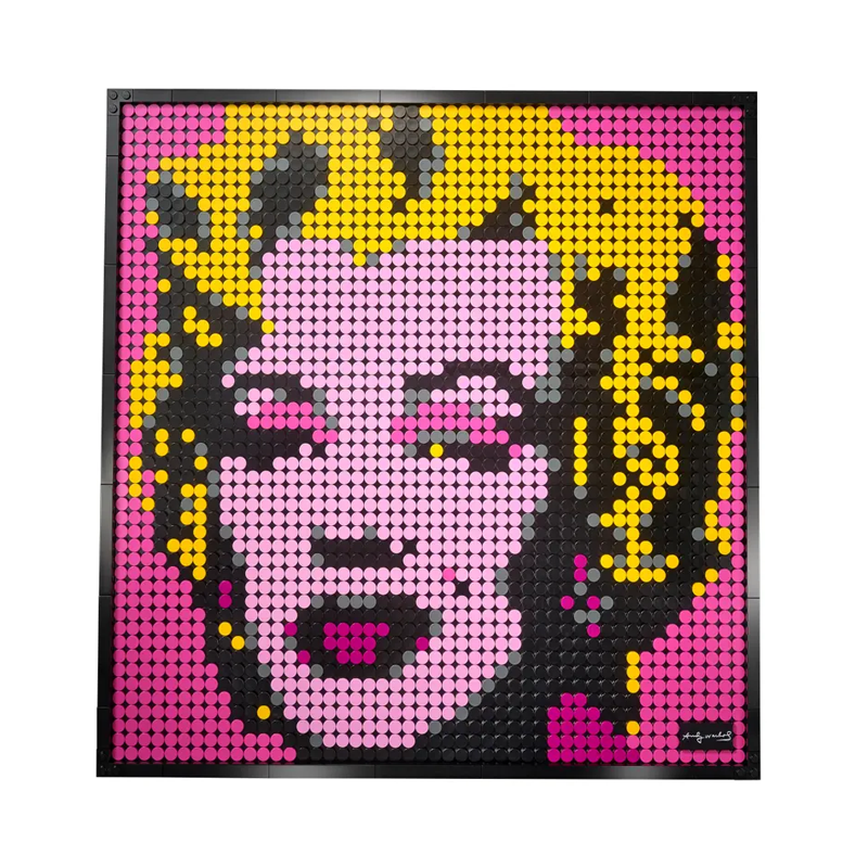 Pixel Art - Andy Warhol's Marilyn Monroe - My Freepixel