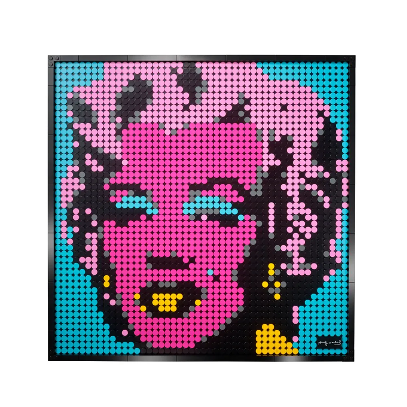 Pixel Art - Andy Warhol's Marilyn Monroe - My Freepixel