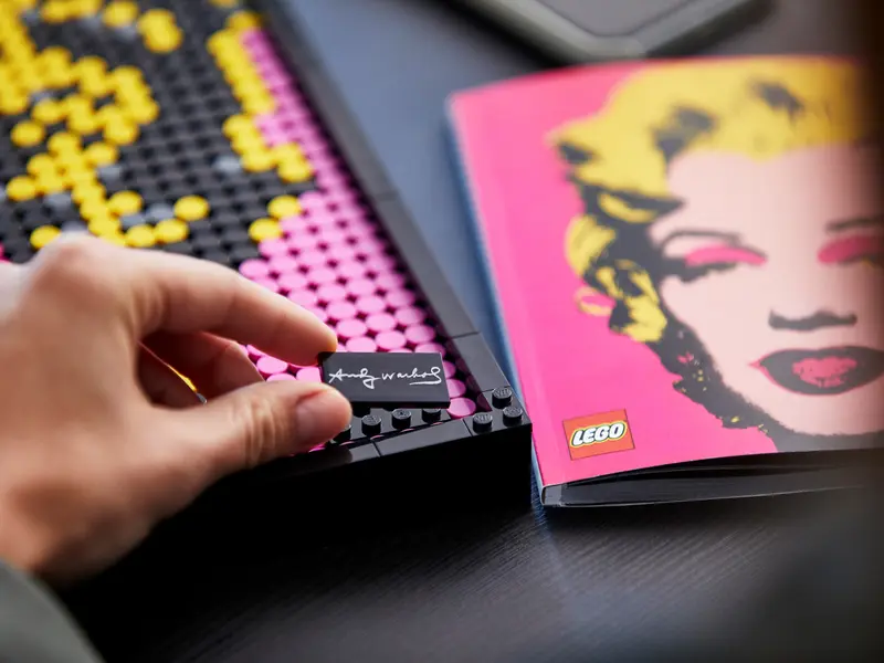 Pixel Art - Andy Warhol's Marilyn Monroe - My Freepixel